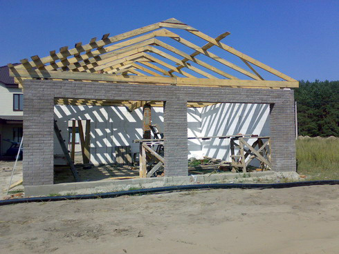 строим гараж на даче